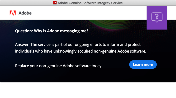 Adobe Genuine Software Integrity Service