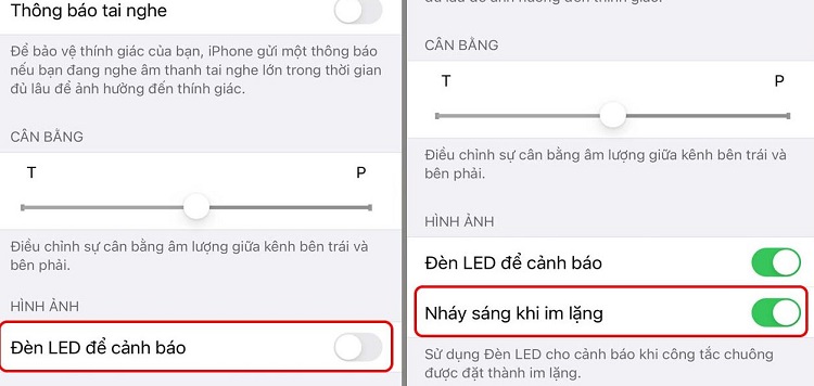 Bật đèn LED cảnh báo trên iPhone