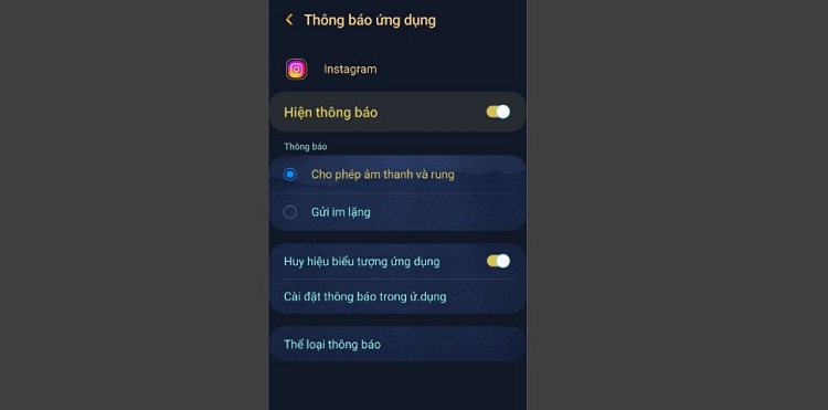 Bật thông báo trên Android