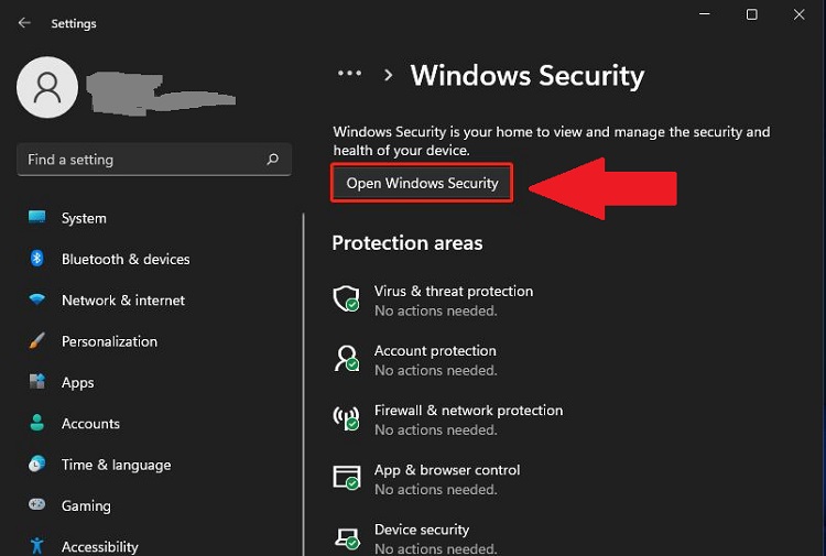 Bật Windows Defender