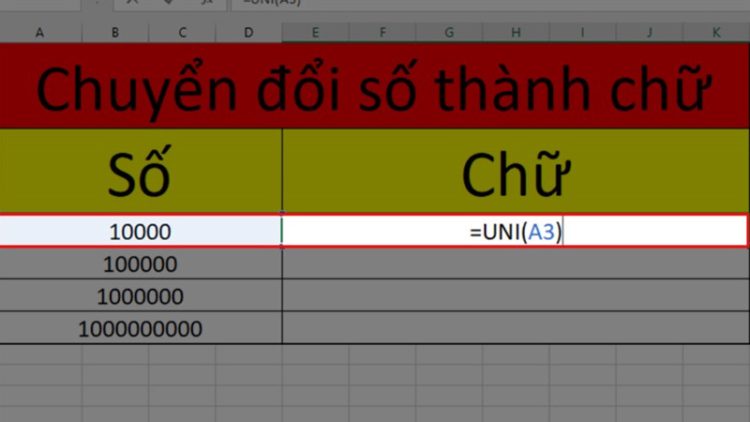 Các cách lập công thức số tiền bằng chữ trong Excel 5