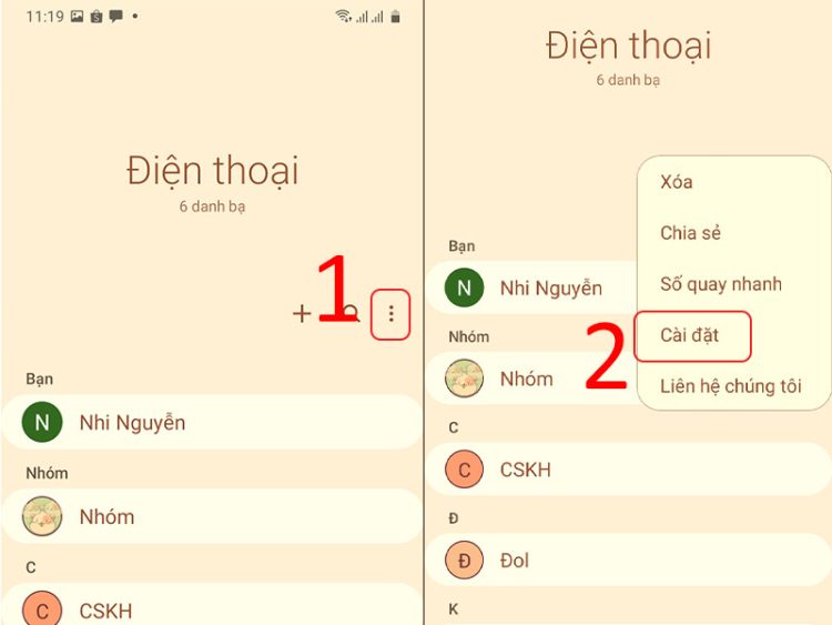 Cách chặn số điện thoại ngoài danh bạ trên Android phiên bản cũ  1