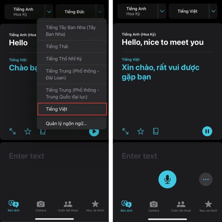 Cách dịch tiếng Anh sang tiếng Việt trên iPhone