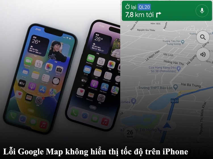 Cách fix lỗi Google Map không hiển thị tốc độ trên iPhone