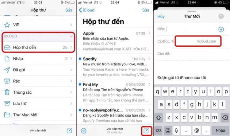 Cách sử dụng Mail Drop trên iPhone gửi file dung lượng lớn