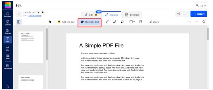 Cách tạo highlight cho PDF trên website B4