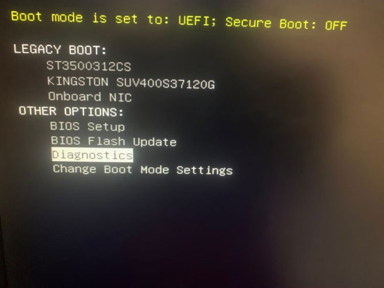 Chạy tiến trình chẩn đoán lỗi No Boot Device Found Press Any Key to Reboot the Machine trên Windows