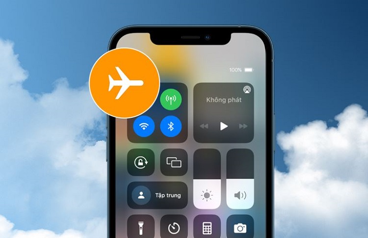 Chế độ máy bay trên iPhone