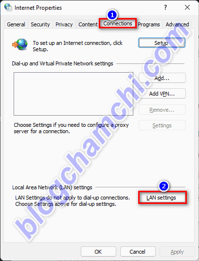 Fake địa chỉ IP trên máy tính Windows dùng Proxy thủ công