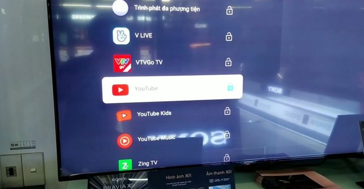 Hướng dẫn chặn kênh Youtube trên TV Sony