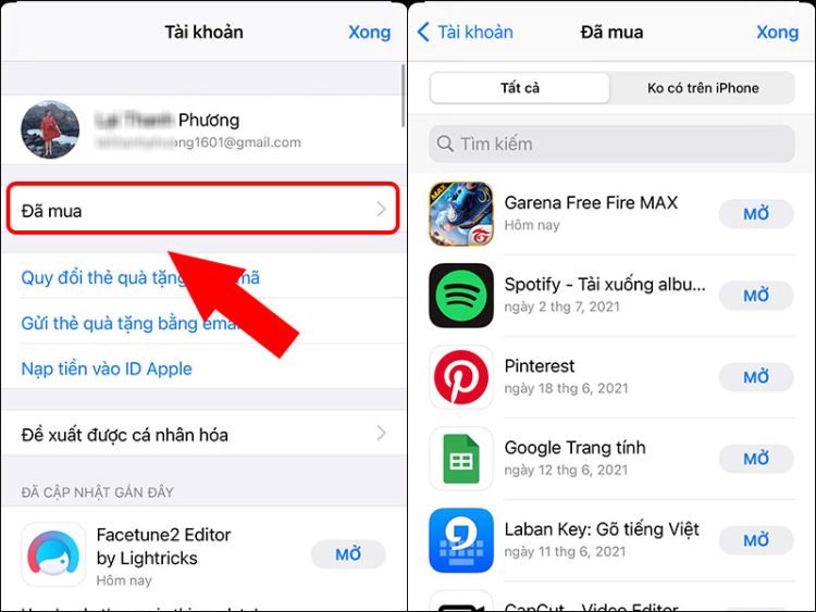 lỗi chưa hoàn tất thanh toán trên App Store