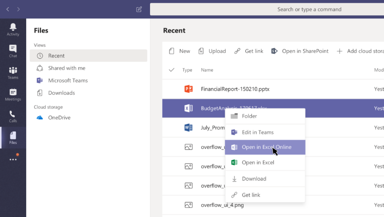 Microsoft Teams tải file ở đâu?