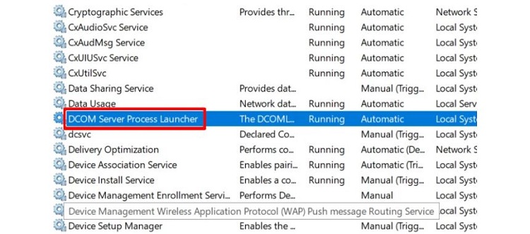 DCOM Server Process Launcher