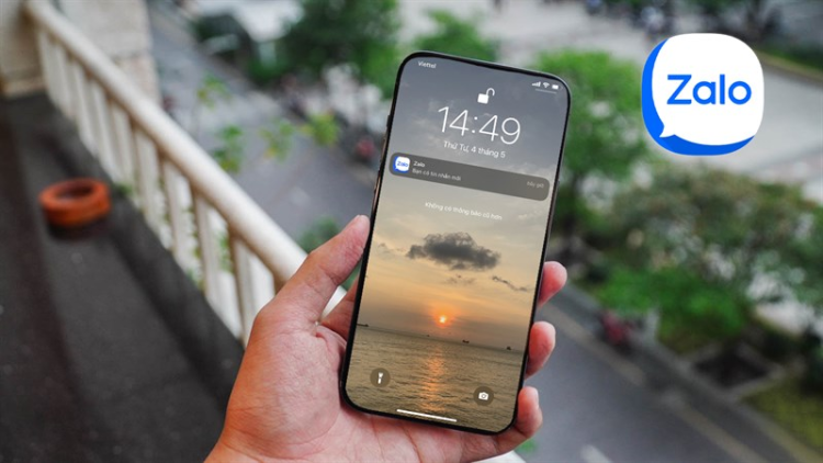 Những bất lợi của việc tin nhắn Zalo hiển thị trên màn hình khóa