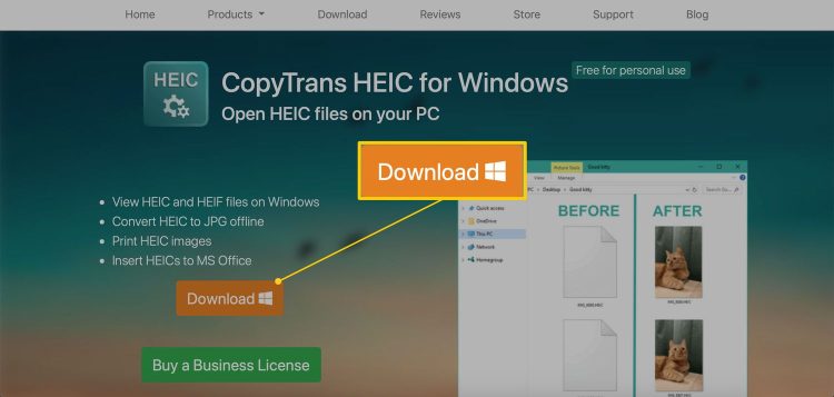 tải CopyTrans HEIC for Windows