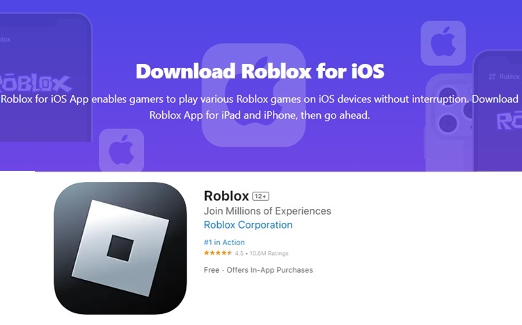 Tải roblox trên ios