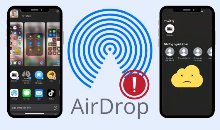 Tại sao iPhone không nhận được ảnh qua AirDrop? 