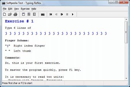 Phần mềm miễn phí Typing Reflex