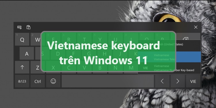 Vietnamese keyboard Windows 11