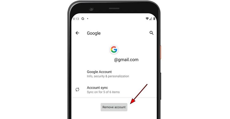 Xóa tài khoản Google